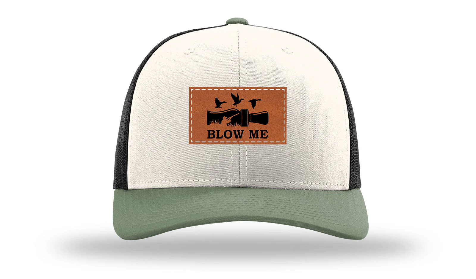 Blow Me Leather Patch Richardson 112 Hat - Image 34