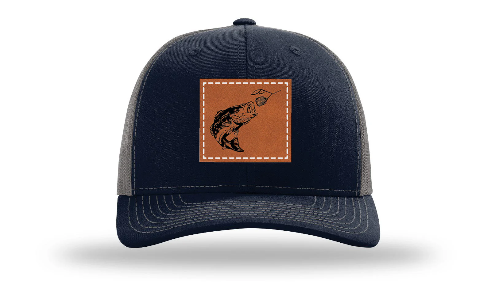 Bass Spinner Leather Patch Richardson 112 Hat - Image 27