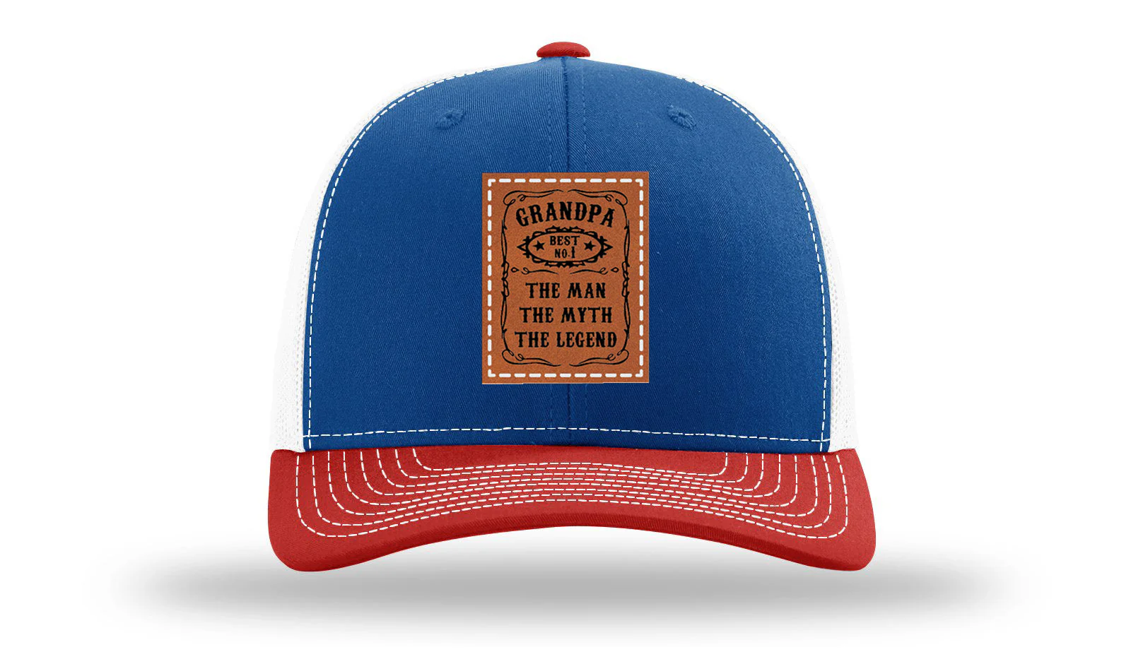 The Man The Myth The Legend Leather Patch Richardson 112 Hat - Image 42