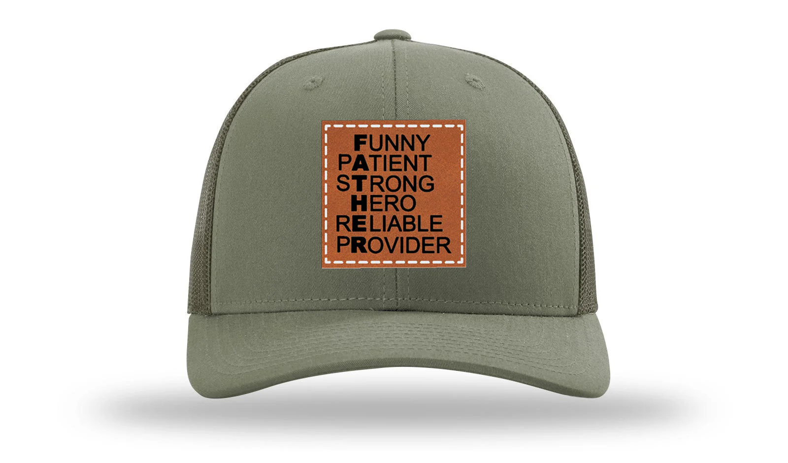 FATHER Leather Patch Richardson 112 Hat - Image 3