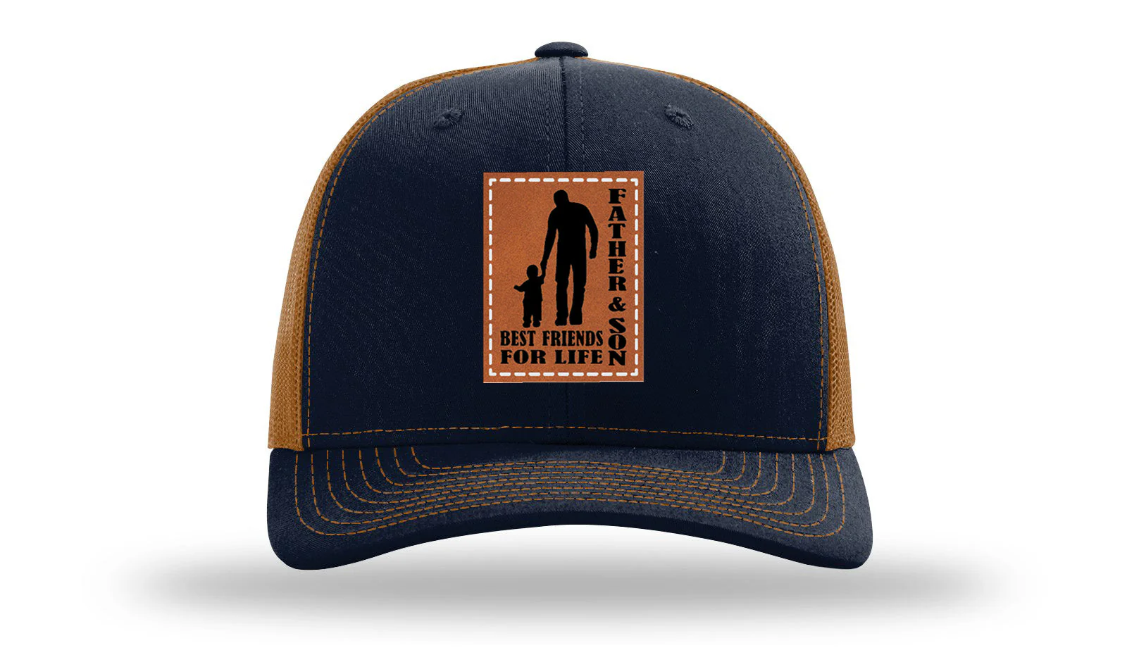 Father & Son Best Friends Leather Patch Richardson 112 Hat - Image 26