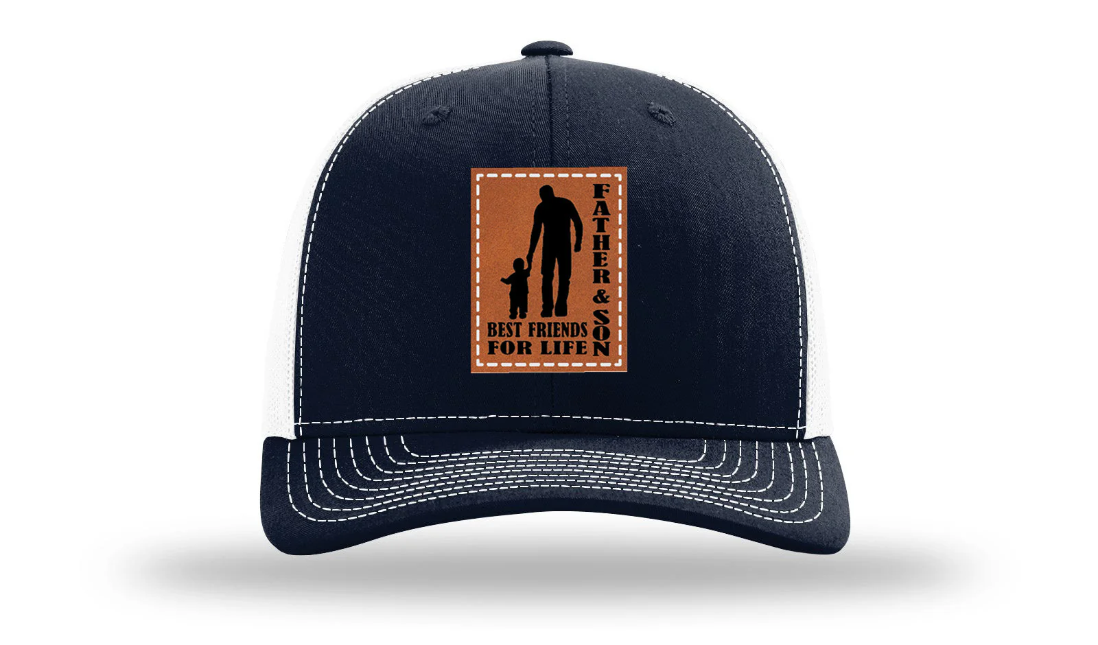 Father & Son Best Friends Leather Patch Richardson 112 Hat - Image 29