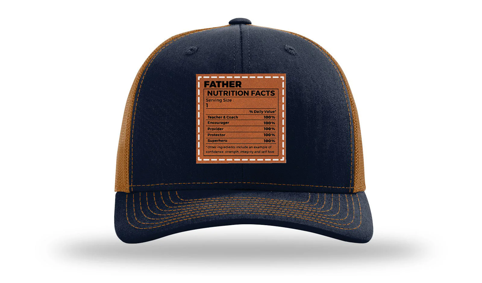Father Nutrition Leather Patch Richardson 112 Hat - Image 26