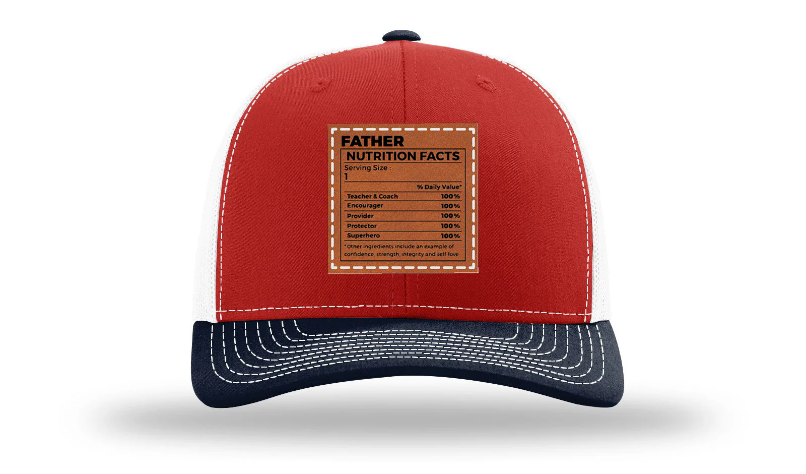Father Nutrition Leather Patch Richardson 112 Hat - Image 41