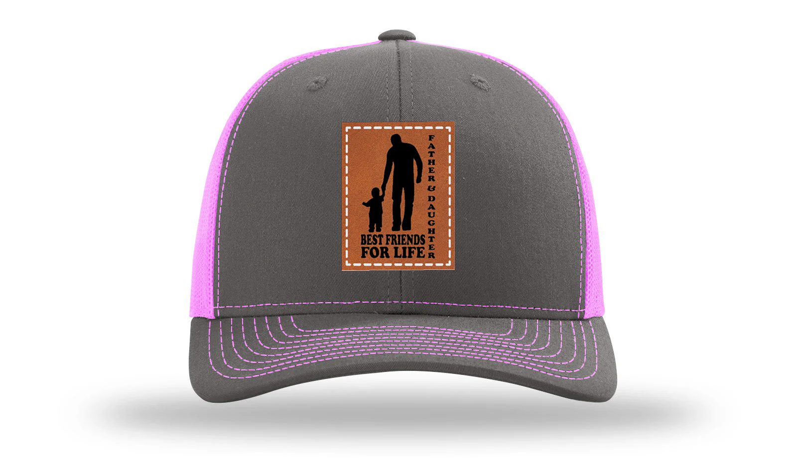Father & Daughter Best Friends Leather Patch Richardson 112 Hat - Image 15
