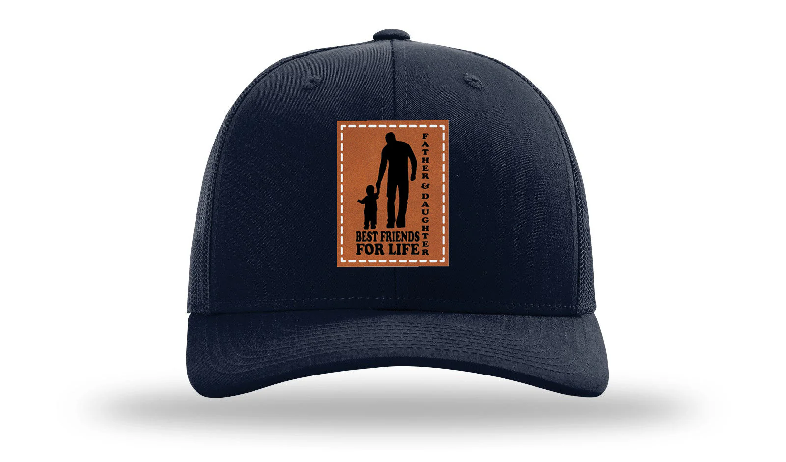 Father & Daughter Best Friends Leather Patch Richardson 112 Hat - Image 4