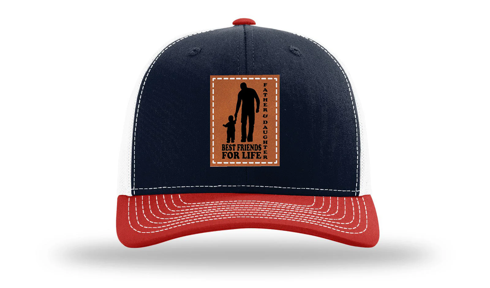 Father & Daughter Best Friends Leather Patch Richardson 112 Hat - Image 40