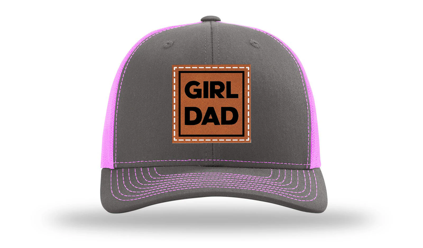 Girl Dad Leather Patch Richardson 112 Hat - Image 15