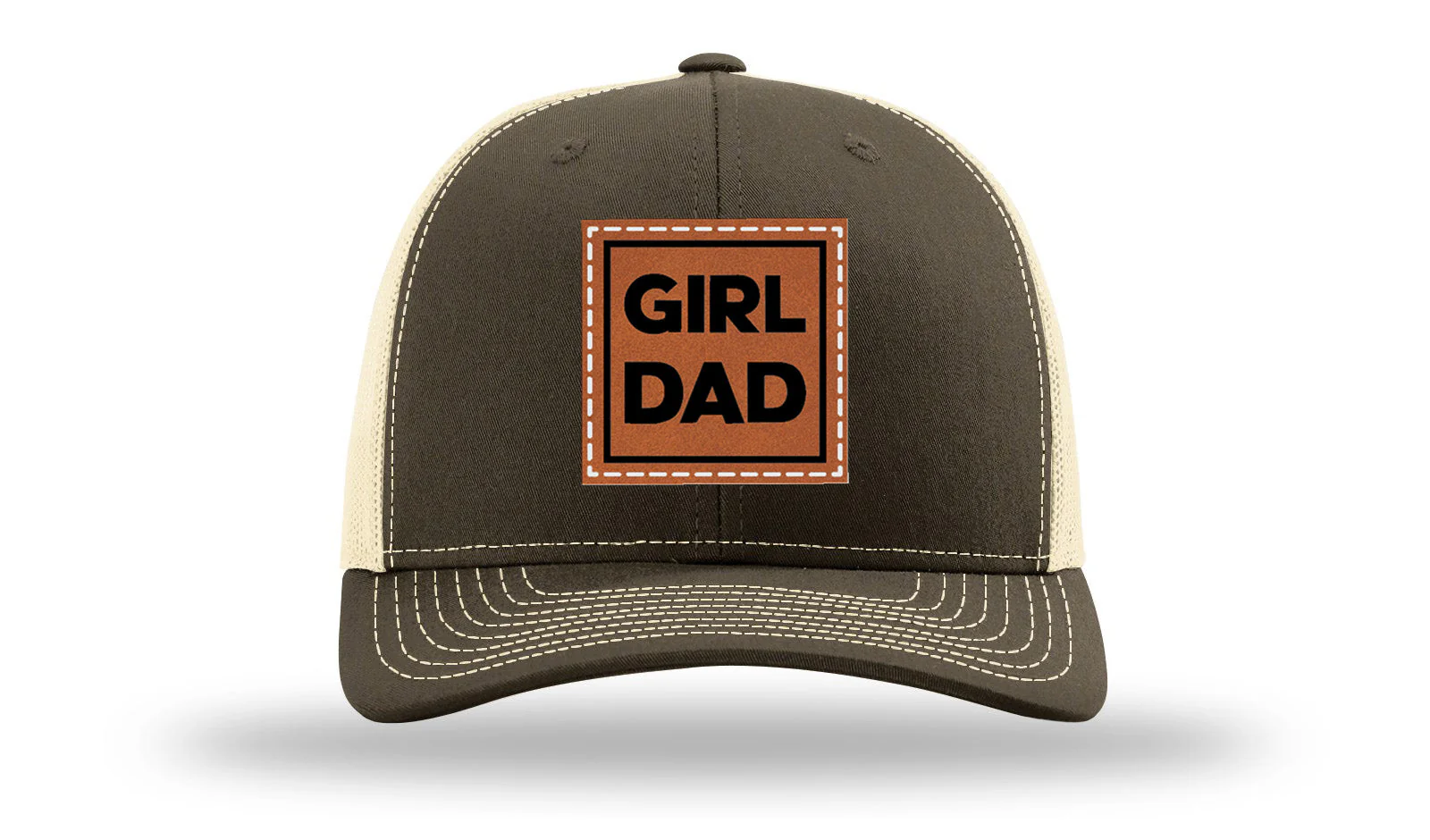 Girl Dad Leather Patch Richardson 112 Hat - Image 17