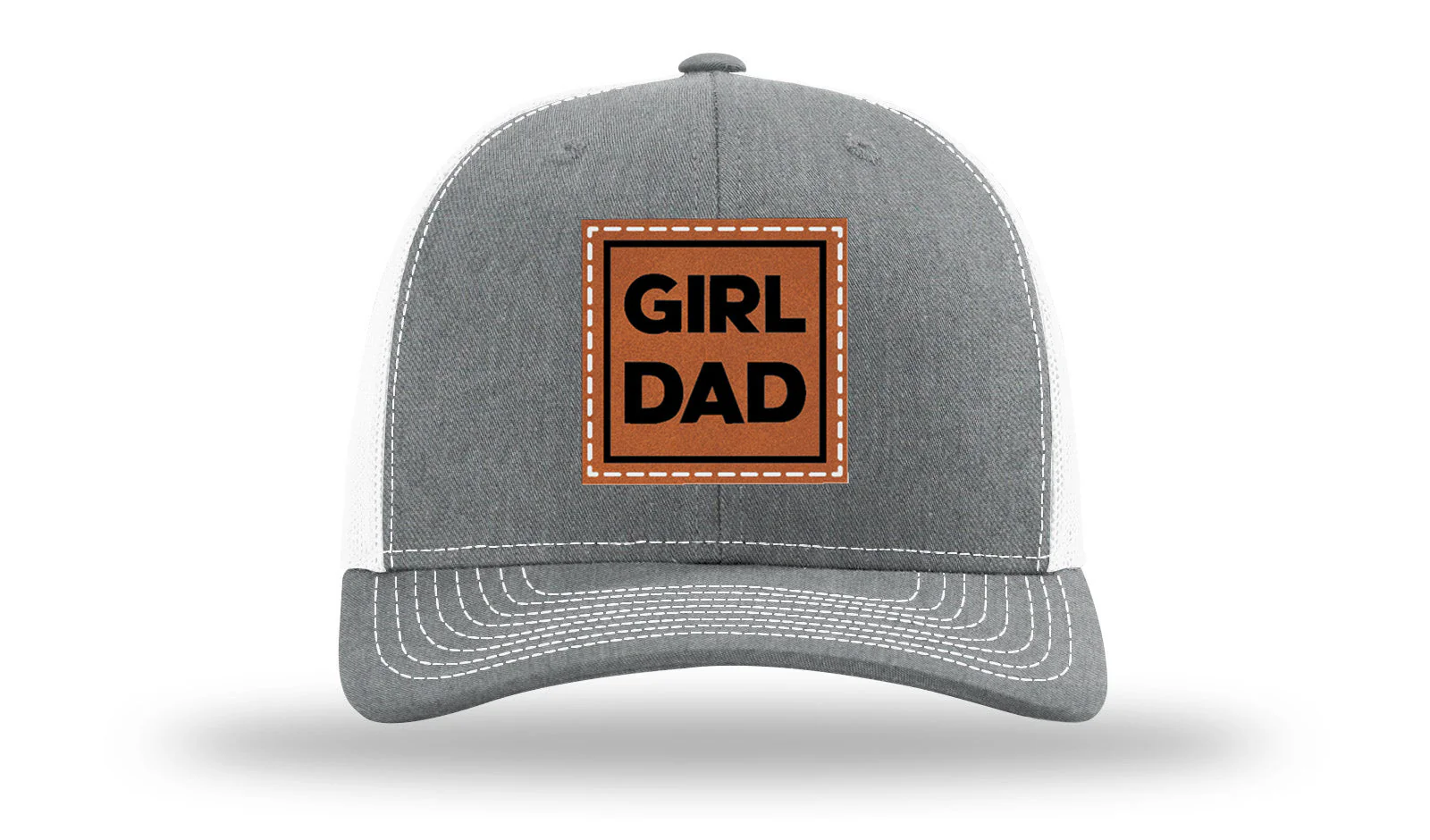Girl Dad Leather Patch Richardson 112 Hat - Image 21