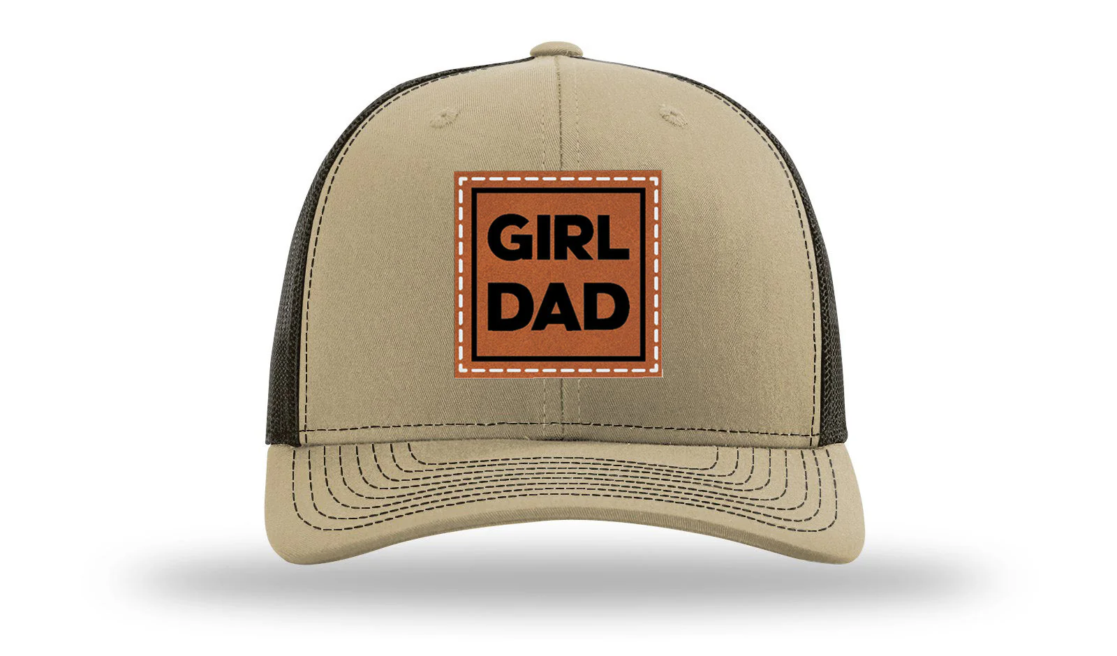 Girl Dad Leather Patch Richardson 112 Hat - Image 24