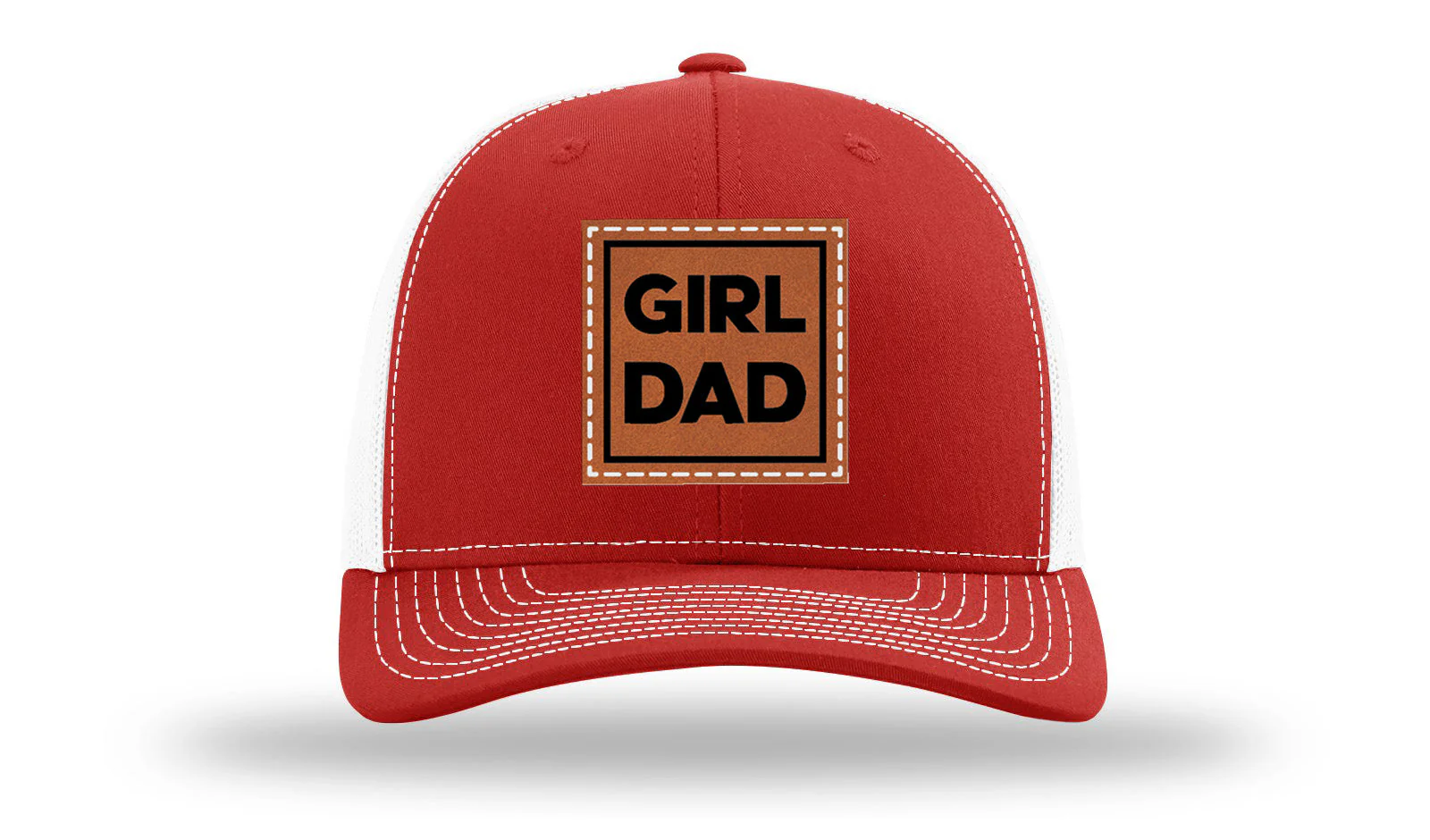 Girl Dad Leather Patch Richardson 112 Hat - Image 31