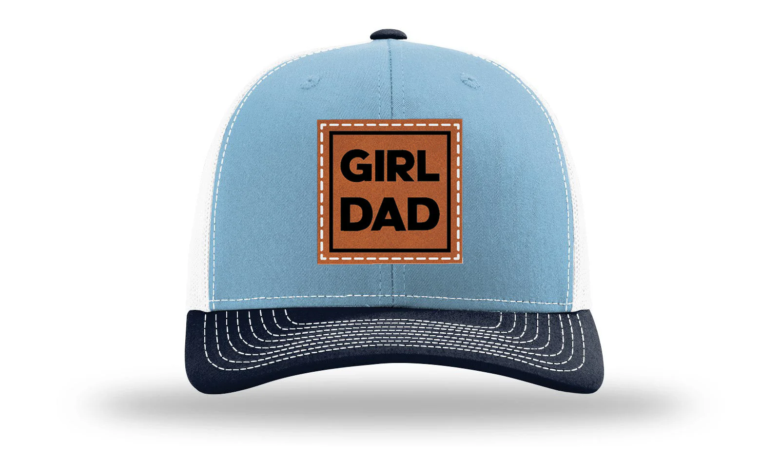 Girl Dad Leather Patch Richardson 112 Hat - Image 34