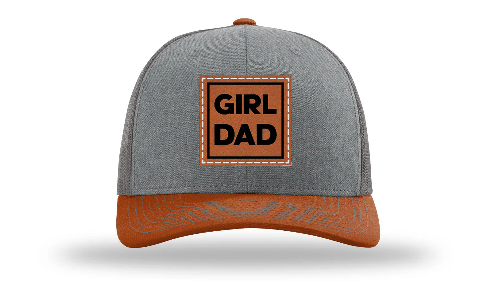 Girl Dad Leather Patch Richardson 112 Hat - Image 39