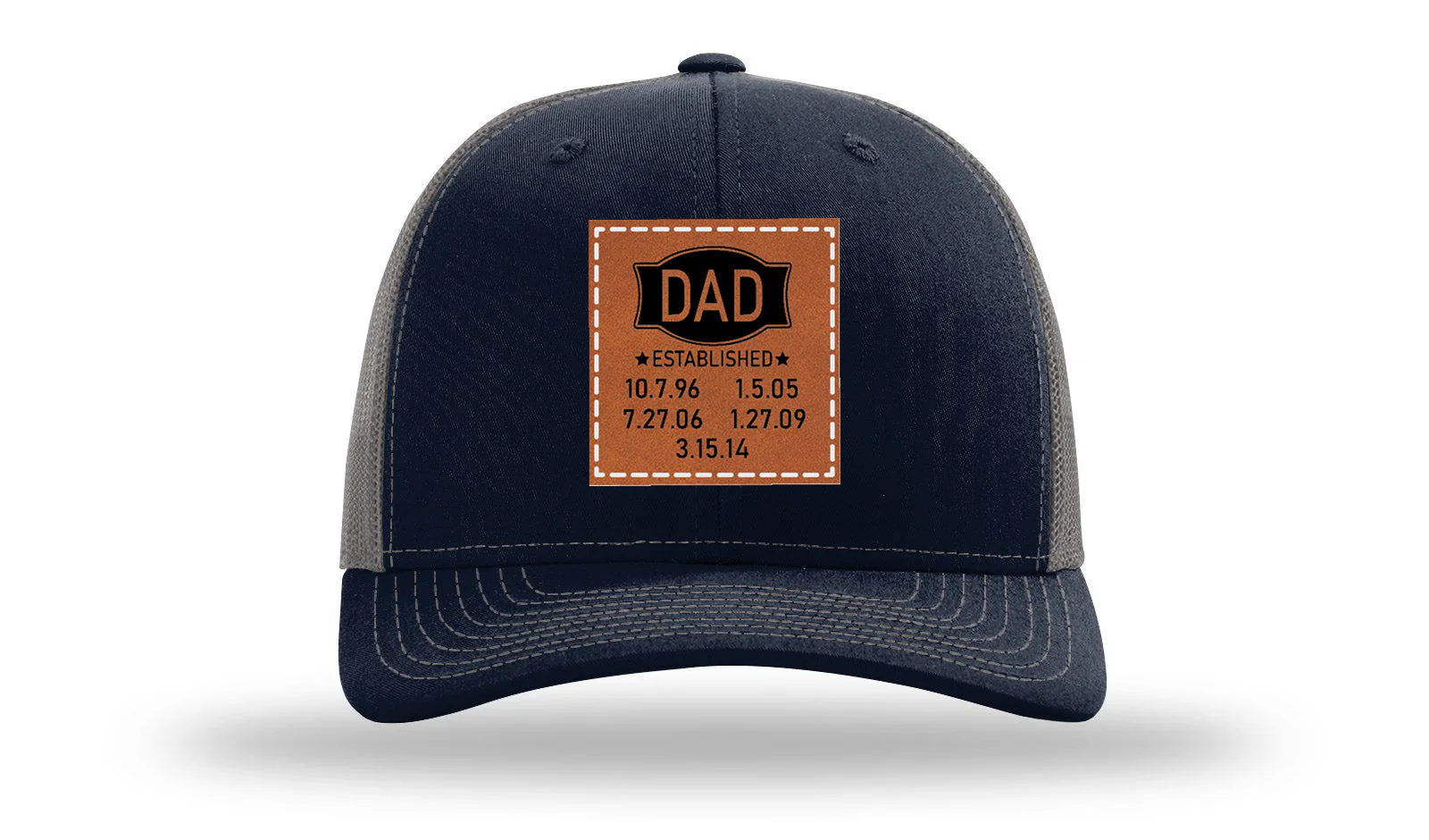 Dad Established Leather Patch Richardson 112 Hat - Image 27