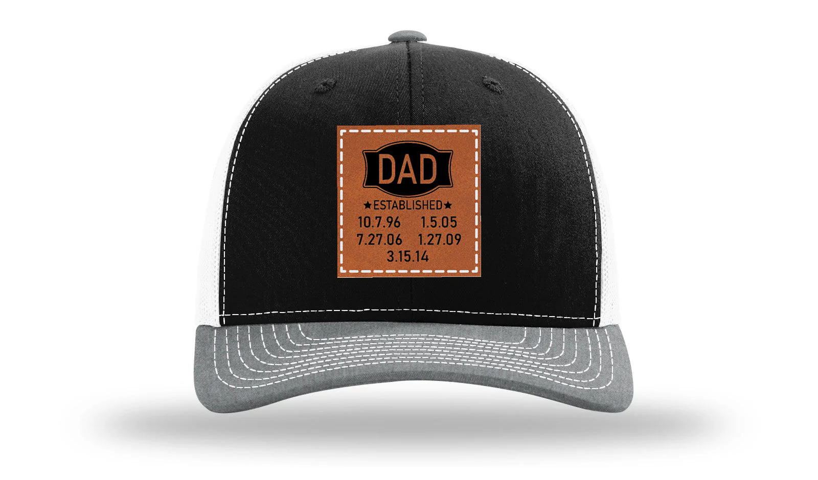 Dad Established Leather Patch Richardson 112 Hat - Image 33