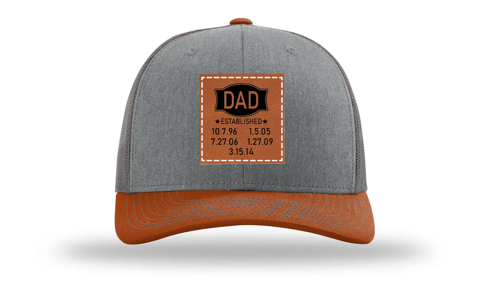 Dad Established Leather Patch Richardson 112 Hat - Image 39