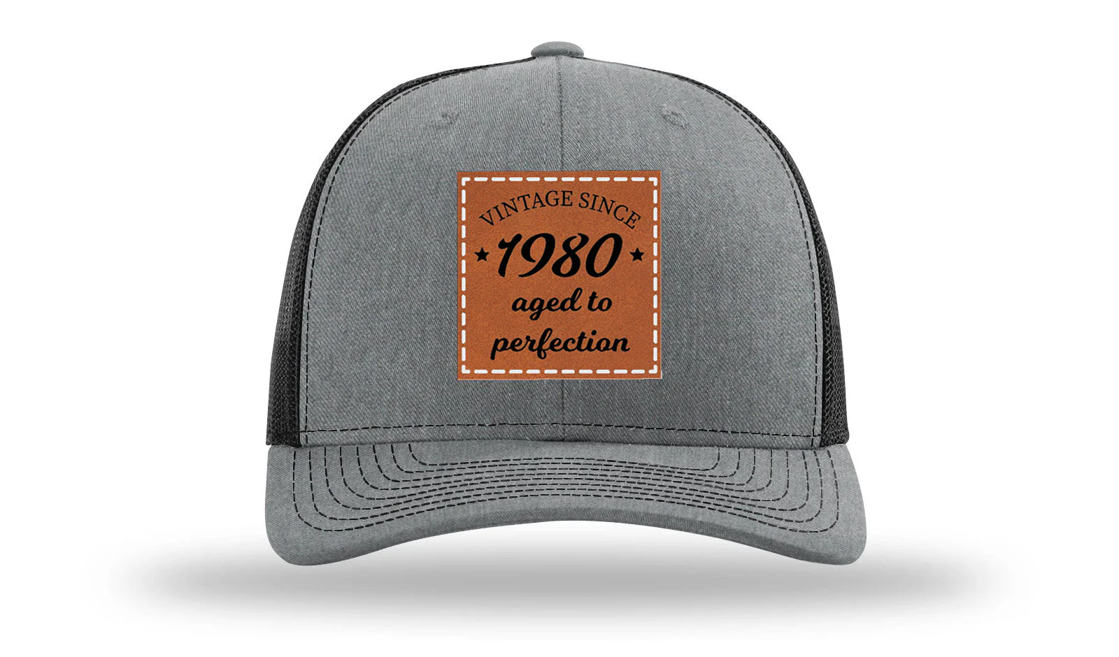 Aged To Perfection Leather Patch Richardson 112 Hat - Image 19