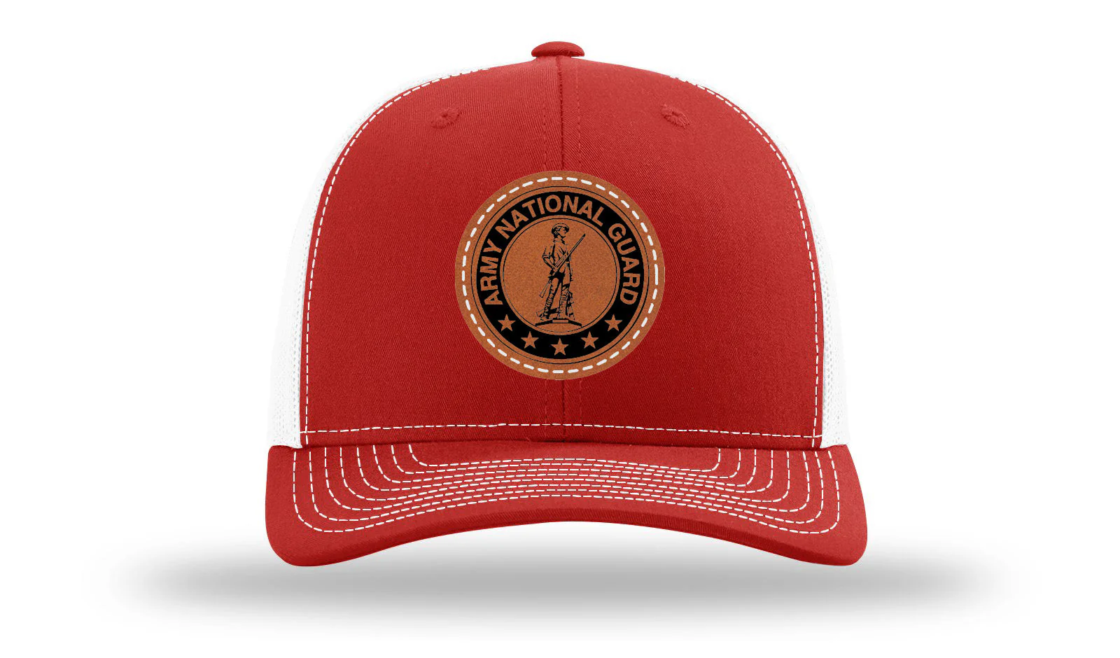 National Guard Leather Patch Richardson 112 Hat - Image 31