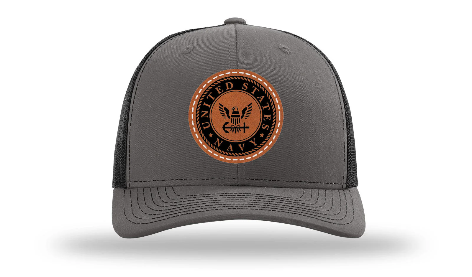 Navy Leather Patch Richardson 112 Hat - Image 11