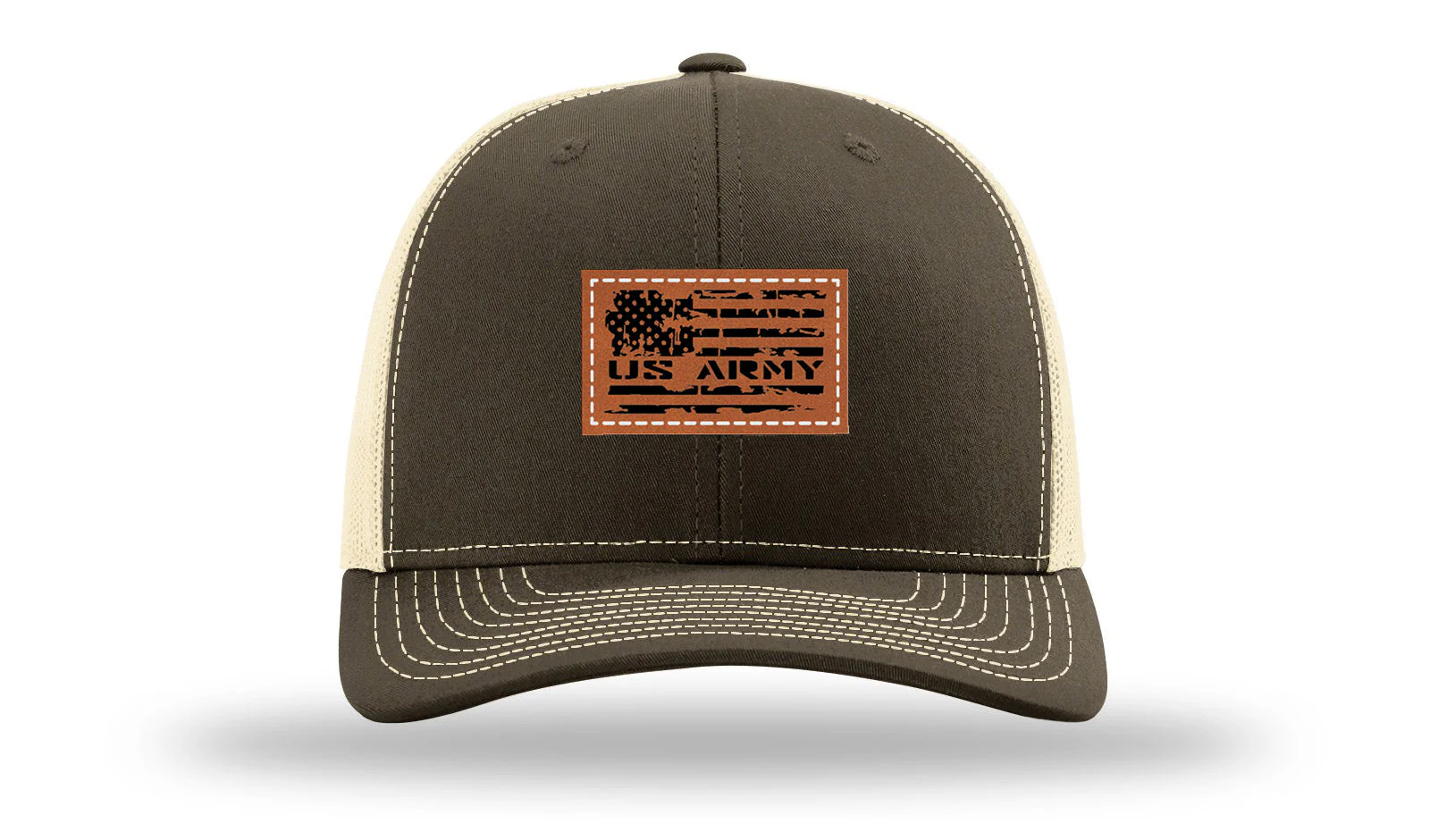 Army Flag Leather Patch Richardson 112 Hat - Image 17