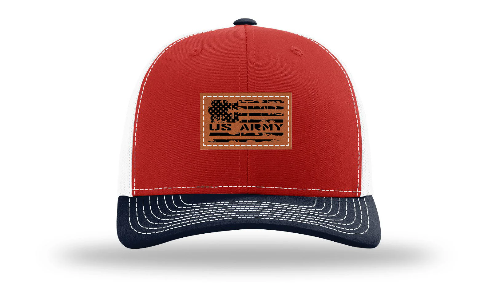 Army Flag Leather Patch Richardson 112 Hat - Image 41