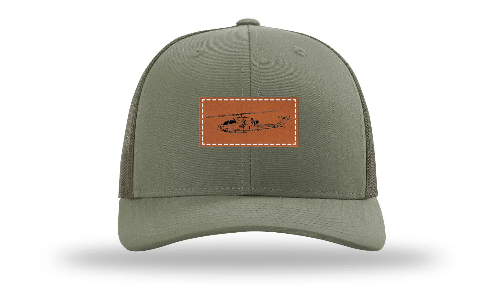 Cobra Leather Patch Richardson 112 Hat - Image 3