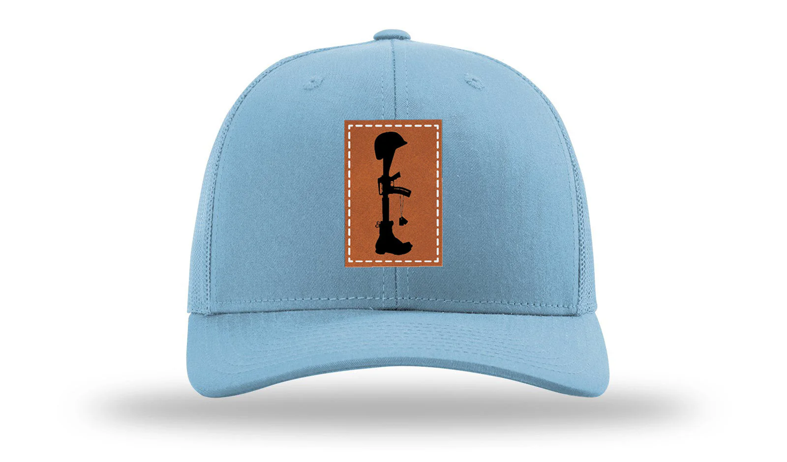 Soldiers Cross Leather Patch Richardson 112 Hat - Image 2