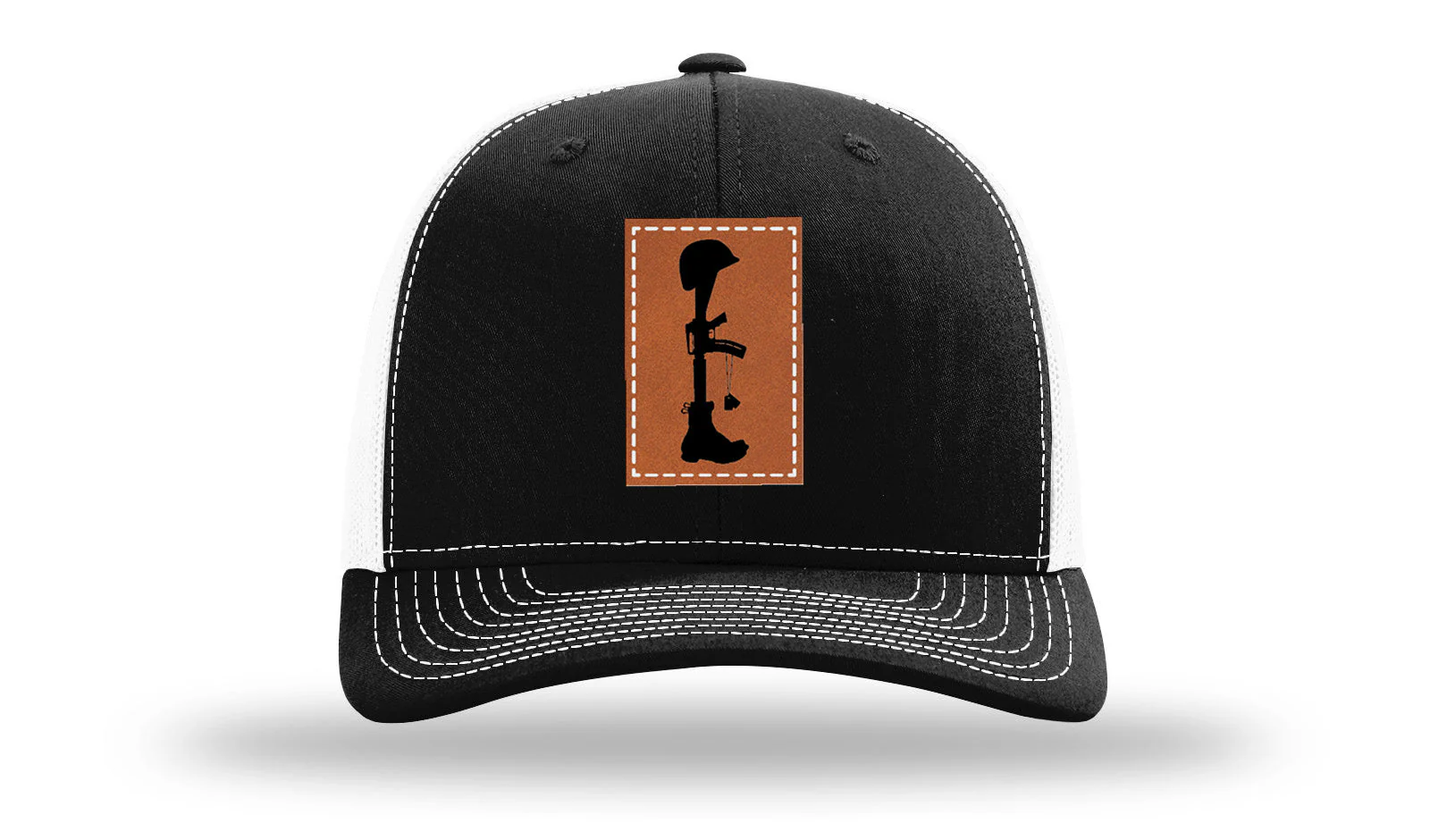 Soldiers Cross Leather Patch Richardson 112 Hat - Image 7