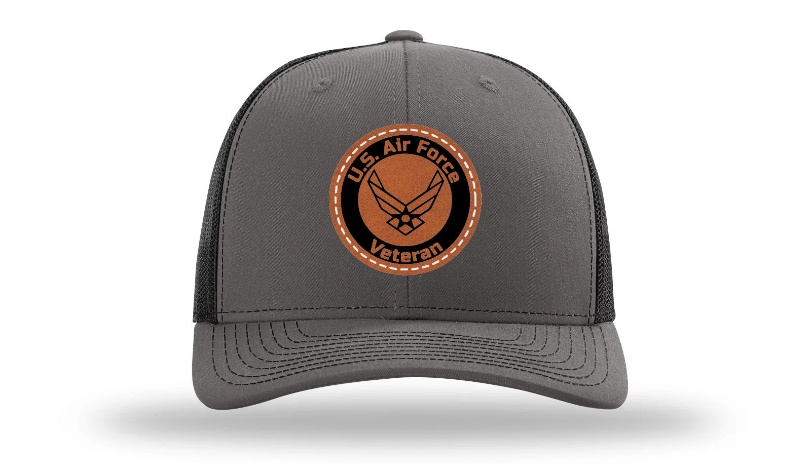 Air Force Veteran Leather Patch Richardson 112 Hat - Image 11