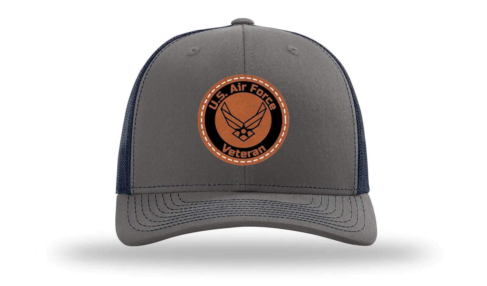 Air Force Veteran Leather Patch Richardson 112 Hat - Image 13