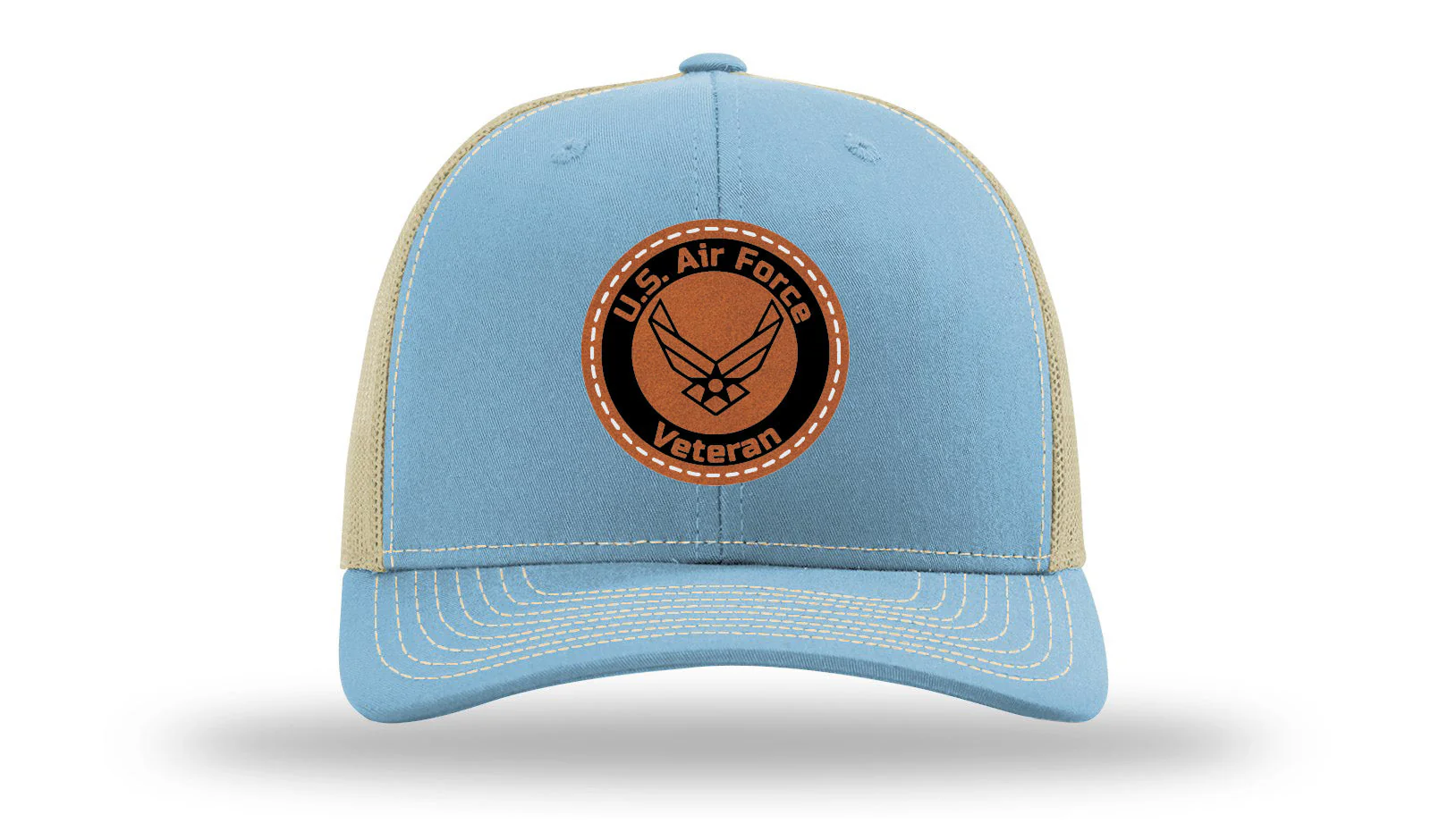 Air Force Veteran Leather Patch Richardson 112 Hat - Image 18