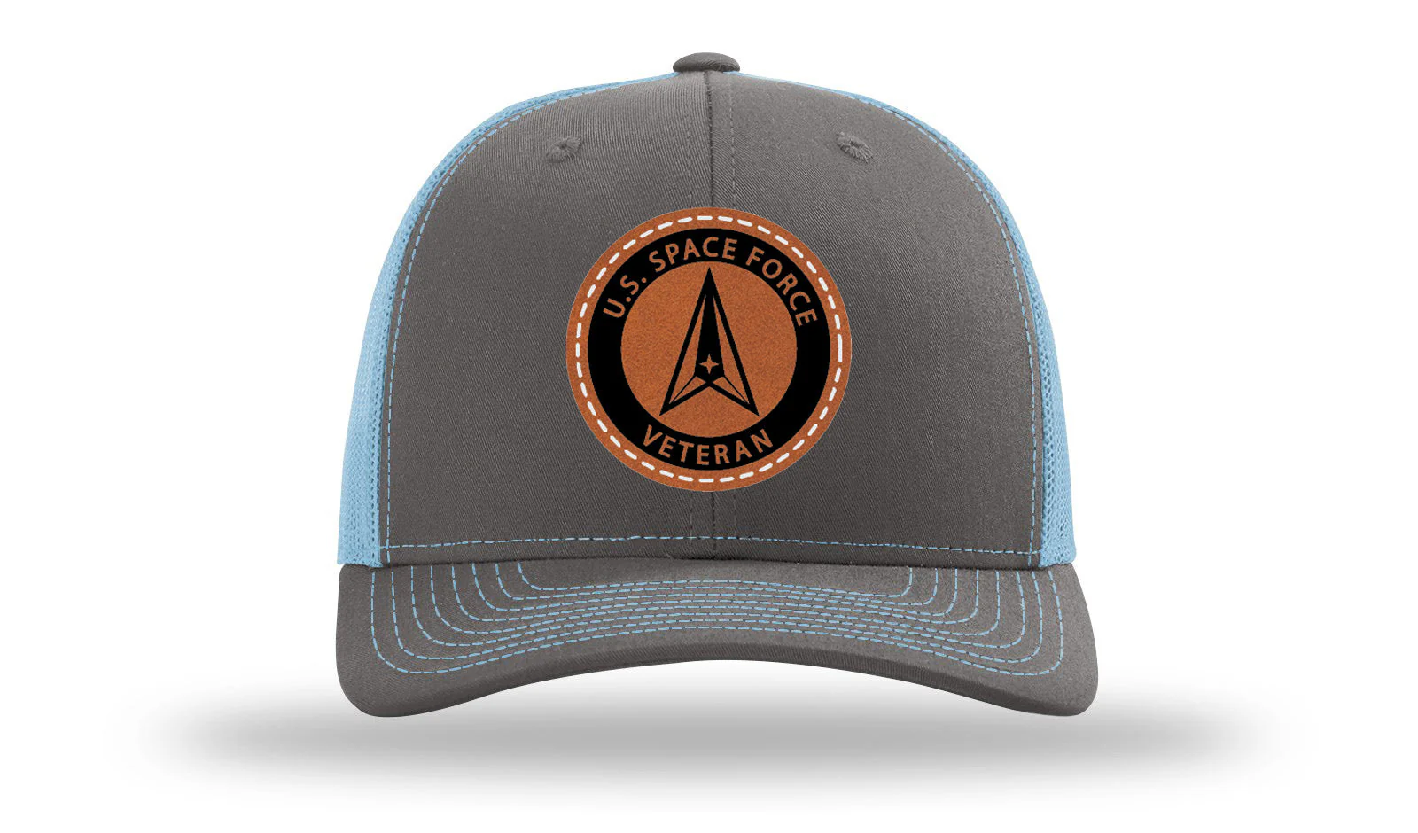 Space Force Veteran Leather Patch Richardson 112 Hat - Image 12