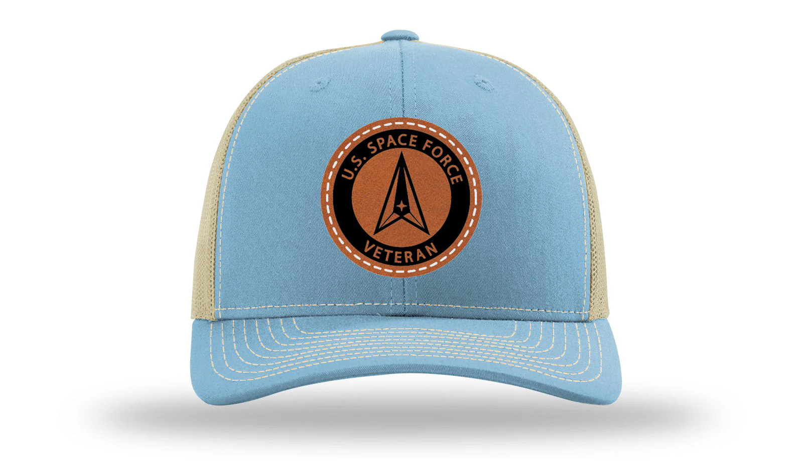 Space Force Veteran Leather Patch Richardson 112 Hat - Image 18