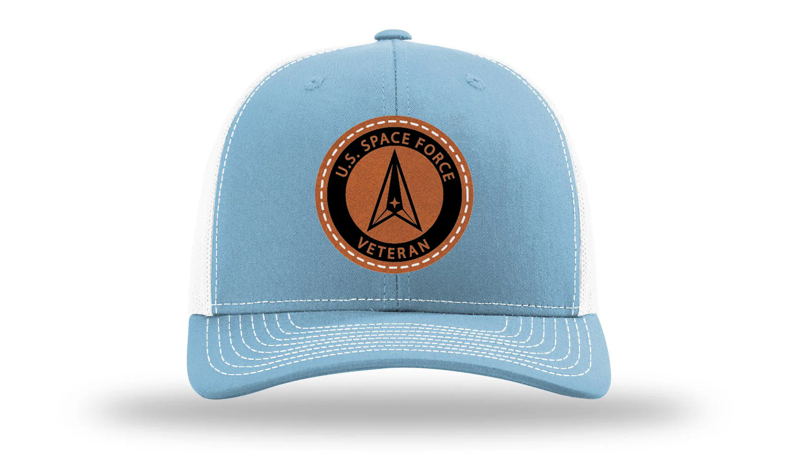 Space Force Veteran Leather Patch Richardson 112 Hat - Image 19