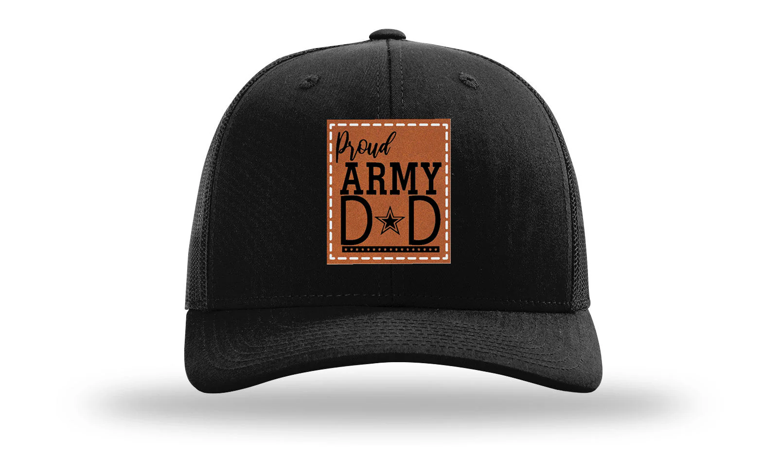 Proud Army Dad Leather Patch Richardson 112 Hat