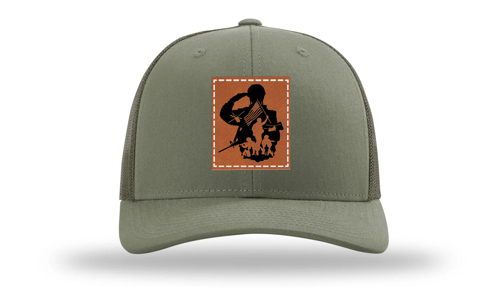 Soldier Leather Patch Richardson 112 Hat - Image 3