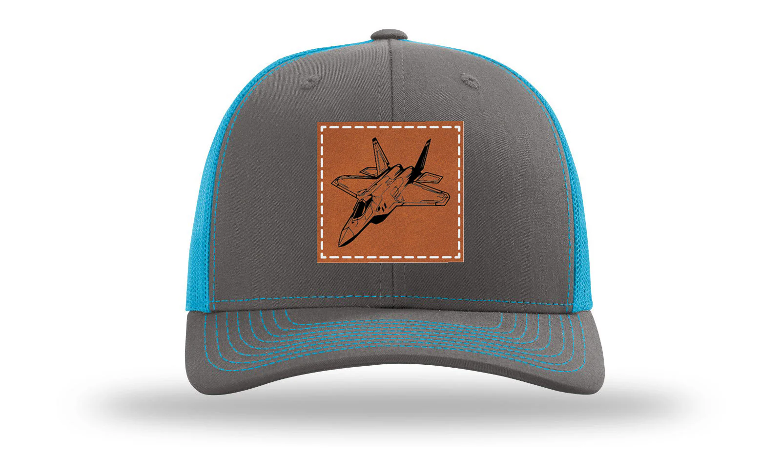 Jet Leather Patch Richardson 112 Hat - Image 14