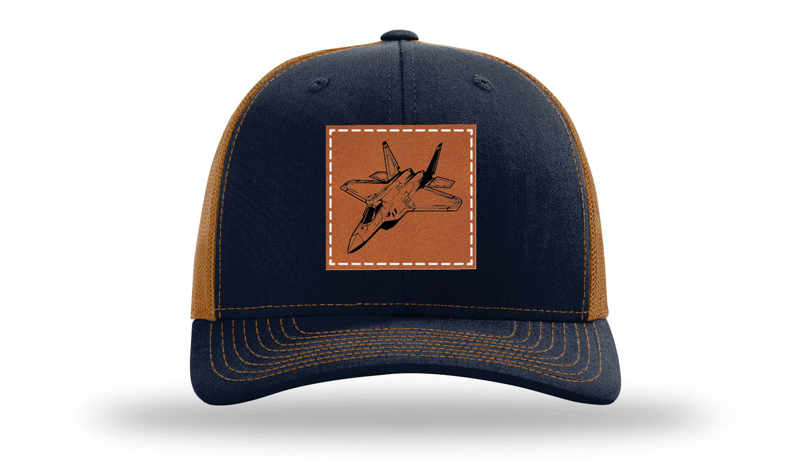 Jet Leather Patch Richardson 112 Hat - Image 26