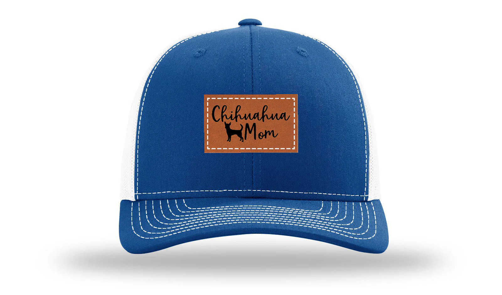 Chihuahua Mom Leather Patch Richardson 112 Hat - Image 28