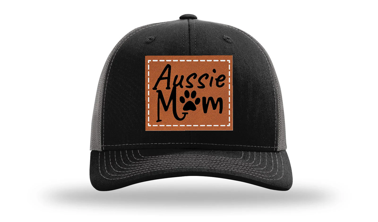 Aussie Mom Leather Patch Richardson 112 Hat - Image 6