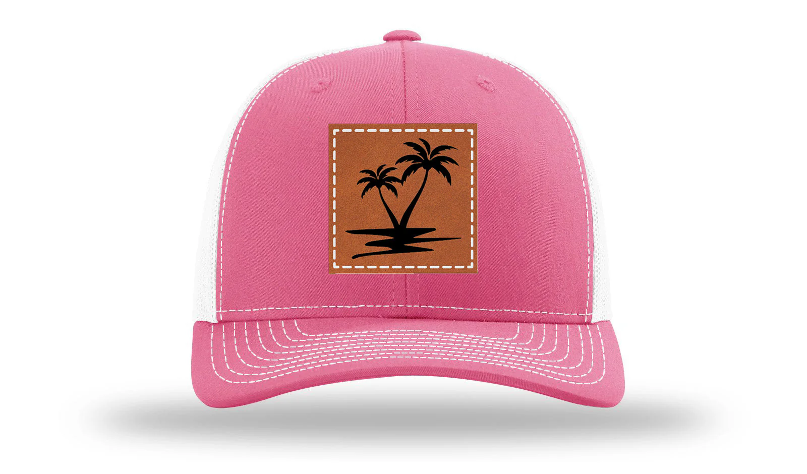 Palm Trees Leather Patch Richardson 112 Hat - Image 23