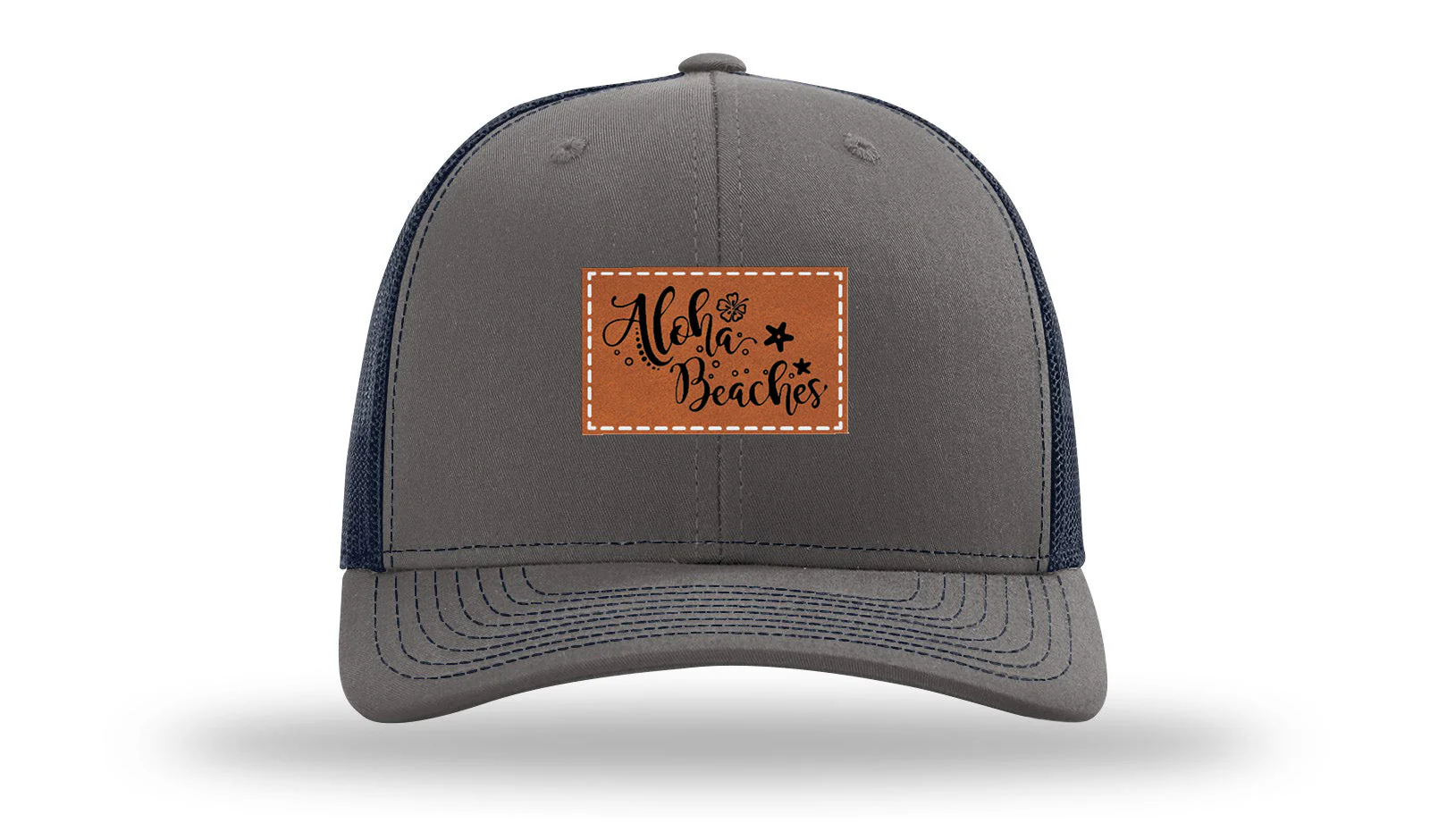 Aloha Beaches Leather Patch Richardson 112 Hat - Image 13
