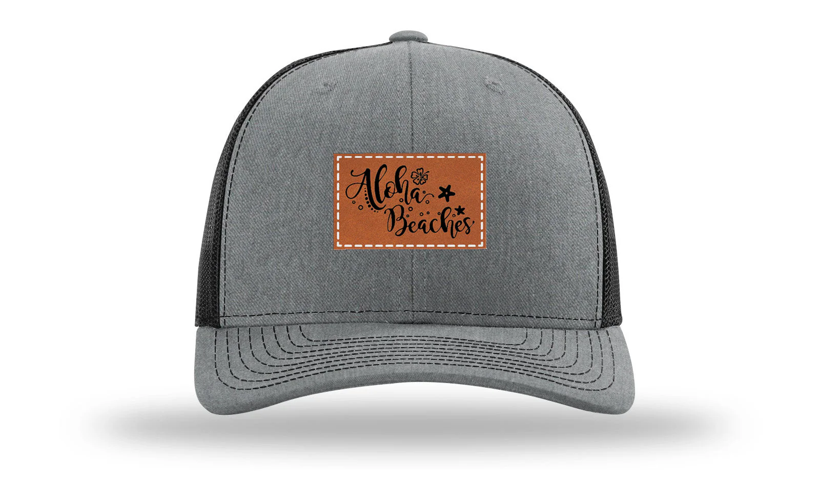 Aloha Beaches Leather Patch Richardson 112 Hat - Image 20