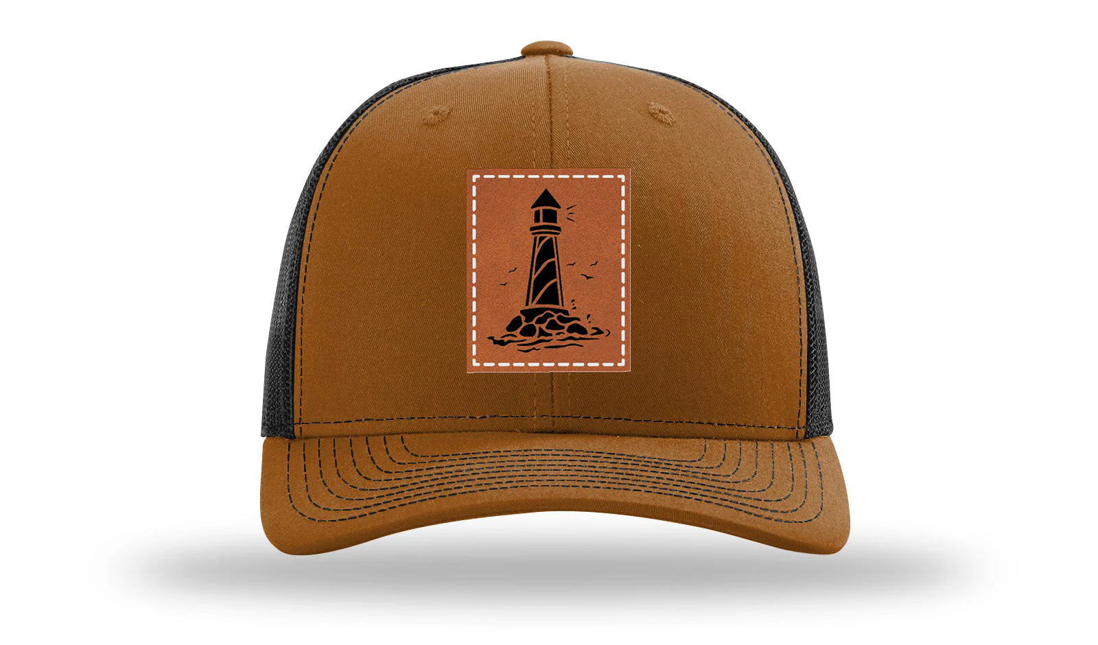 Lighthouse Leather Patch Richardson 112 Hat - Image 10