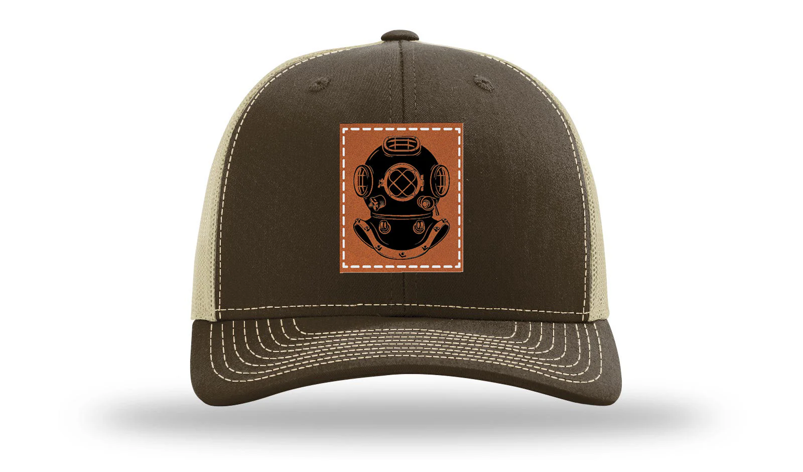 Dive Helmet Leather Patch Richardson 112 Hat - Image 8