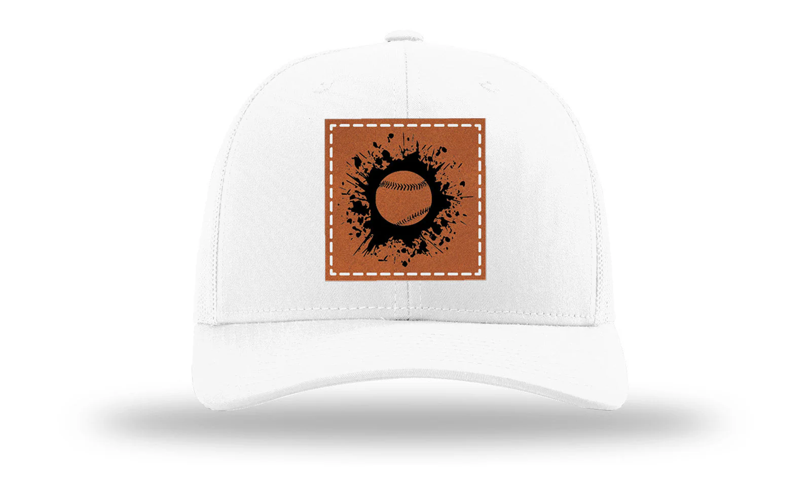 Baseball Leather Patch Richardson 112 Hat - Image 5