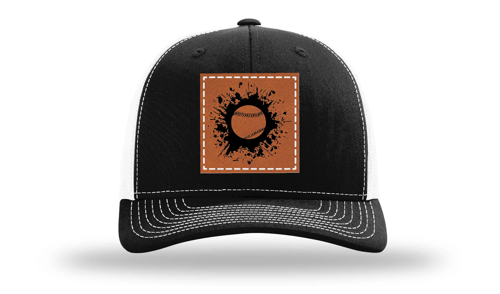 Baseball Leather Patch Richardson 112 Hat - Image 7