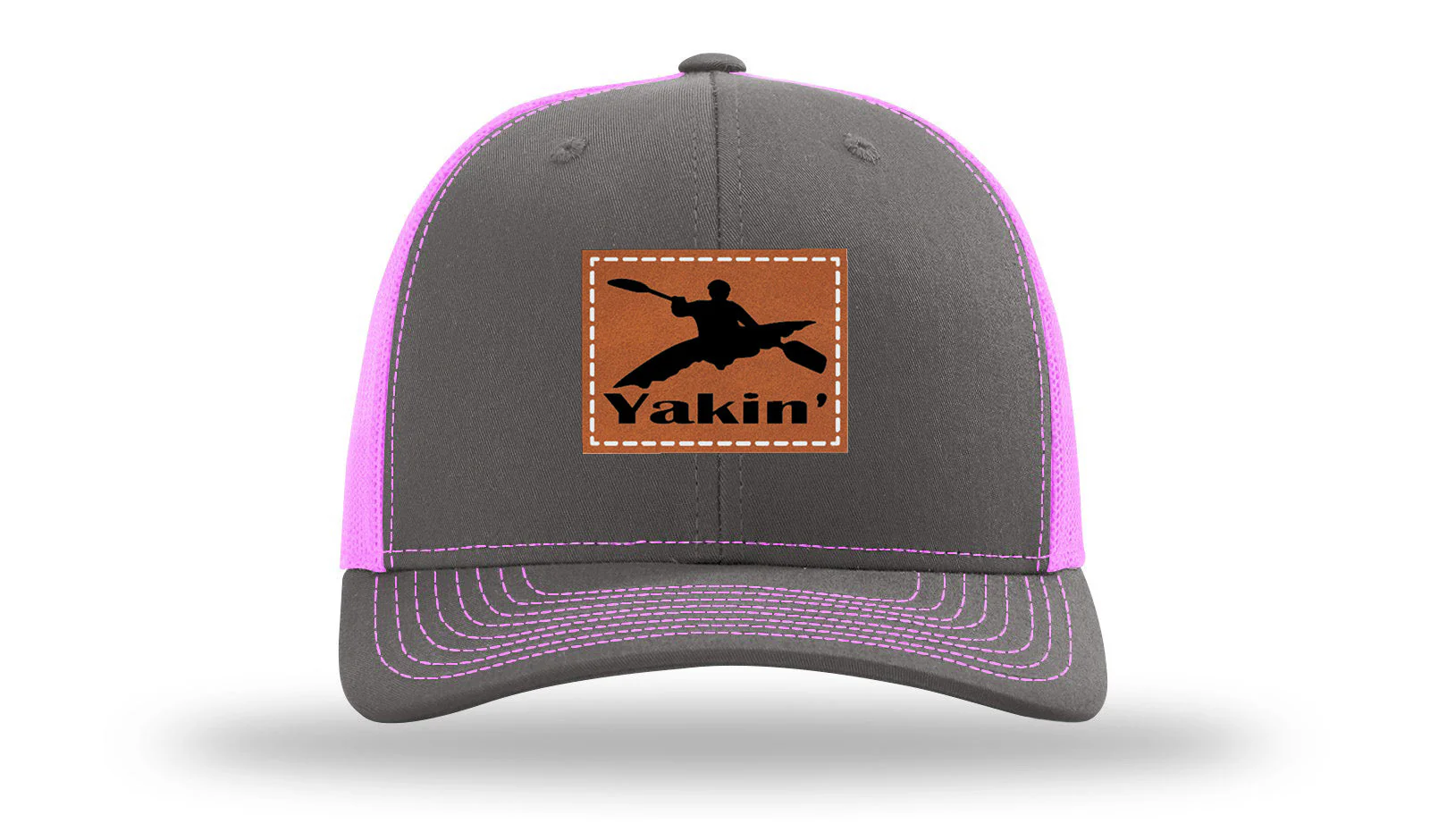 Yakin' Leather Patch Richardson 112 Hat - Image 15