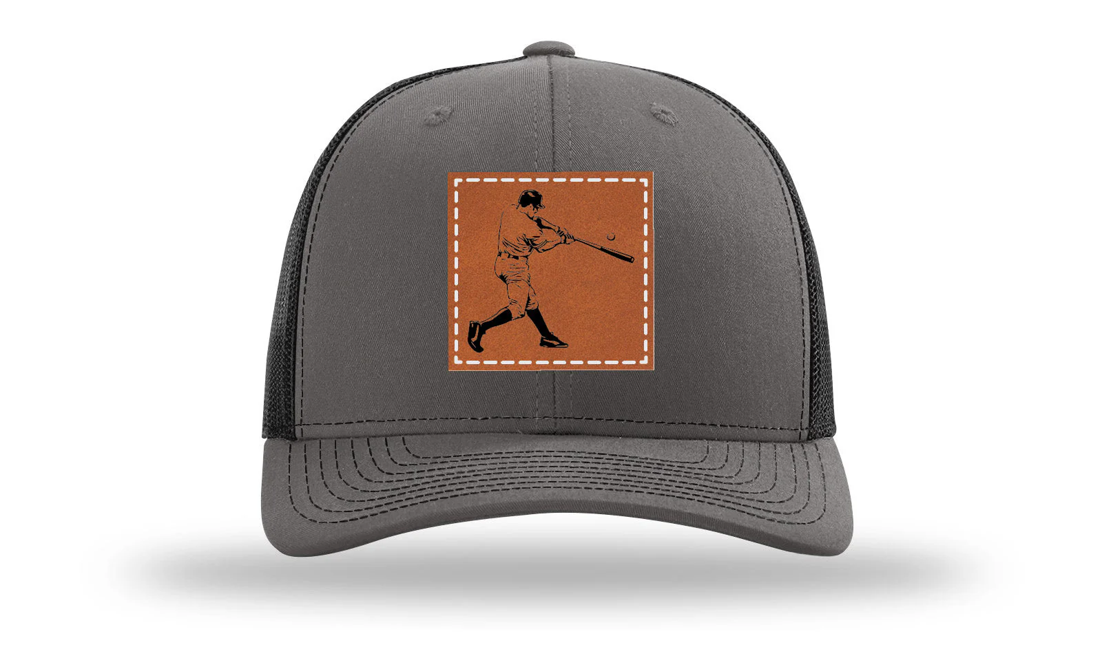 Baseball Player Leather Patch Richardson 112 Hat - Image 11